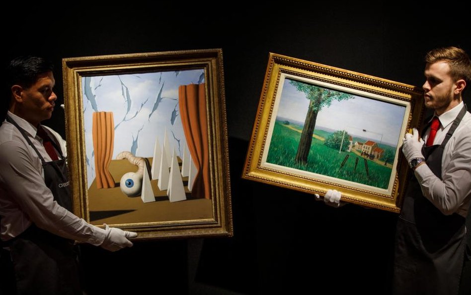 'Le monde poetique II' i 'La belle captive' belgijskiego surrealisty Rene Magritte’a