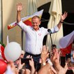Przewodniczący Platformy Obywatelskiej Donald Tusk na spotkaniu z mieszkańcami Jeleniej Góry