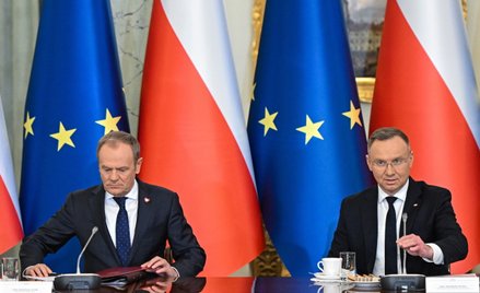 Donald Tusk i Andrzej Duda