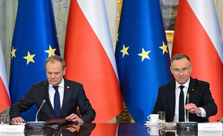 Donald Tusk i Andrzej Duda