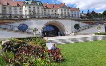 Plener malarski w ogrodach Zamku Królewskiego
