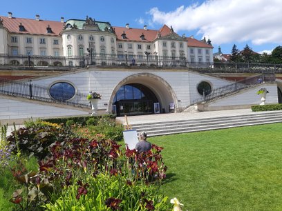 Plener malarski w ogrodach Zamku Królewskiego