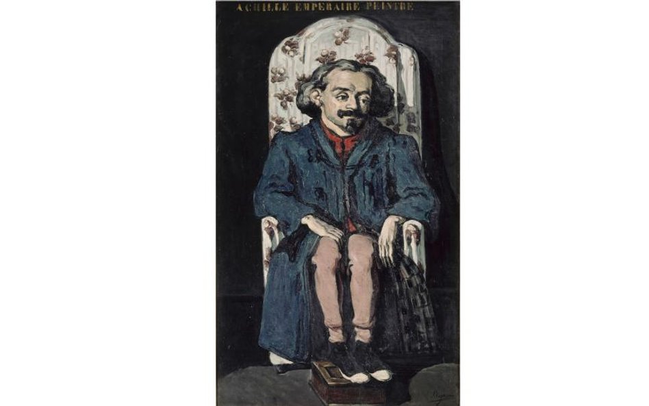 Paul Cézanne, Achille Emperaire, 1867–1868, olej na płótnie