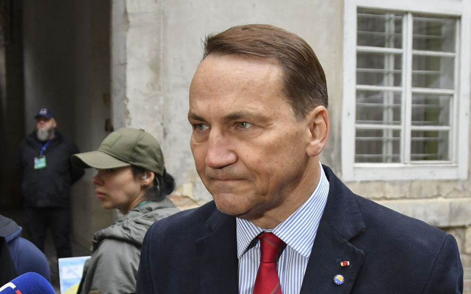 Minister spraw zagranicznych Radosław Sikorski