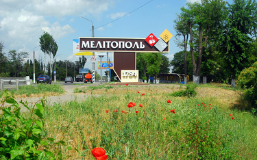 Wjazd do Melitopola