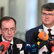 Posłowie PiS Mariusz Kamiński i Maciej Wąsik