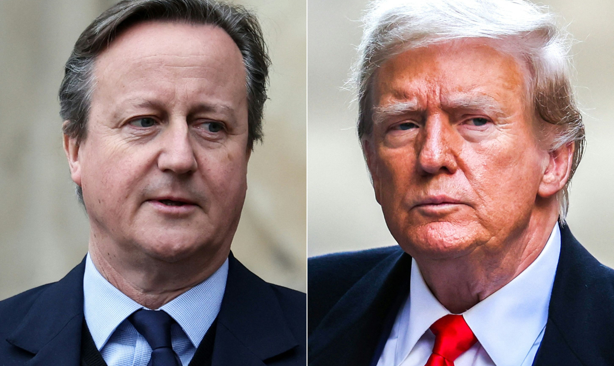 “Ending the killing in Ukraine.”  What did Donald Trump and David Cameron talk about?