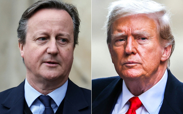 Szef MSZ Wielkiej Brytanii David Cameron spotkał się z byłym prezydentem USA Donaldem Trumpem