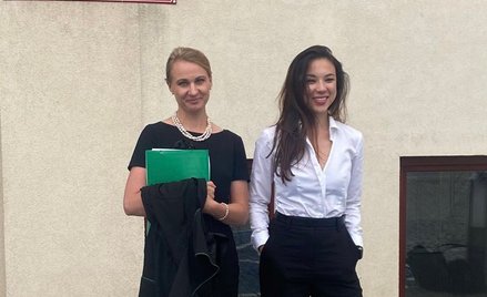 Aleksandra Wiśniewska i jej adwokat Dorota Brejza