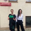 Aleksandra Wiśniewska i jej adwokat Dorota Brejza