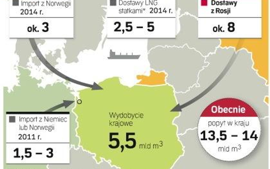 Nowe źrodła dostaw gazu dla Polski. Najwcześniej – ok. 2011 r. – może powstać gazociąg do Niemiec. D