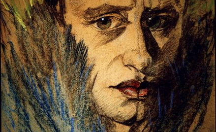 Portret Alfreda Tarskiego, rysowany przez Witkacego, 1936 r.