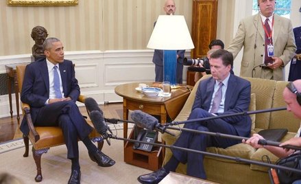 Barack Obama i James Comey