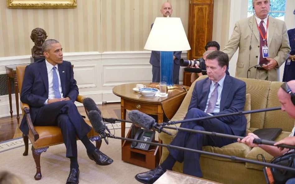 Barack Obama i James Comey