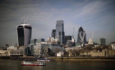 Widok na londyńskie City
