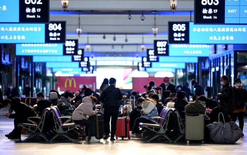 Stacja kolejowa w Pekinie