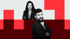 Marzena Tabor-Olszewska, redaktor prowadząca „Rzeczpospolitej” i Michał Płociński, szef działu opini