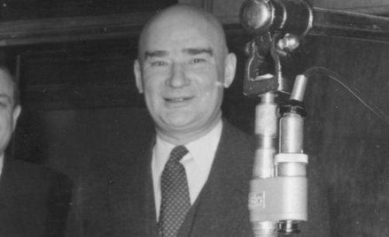 Przewodniczący Komitetu do Spraw Radiofonii i Telewizji Włodzimierz Sokorski 1960 r.