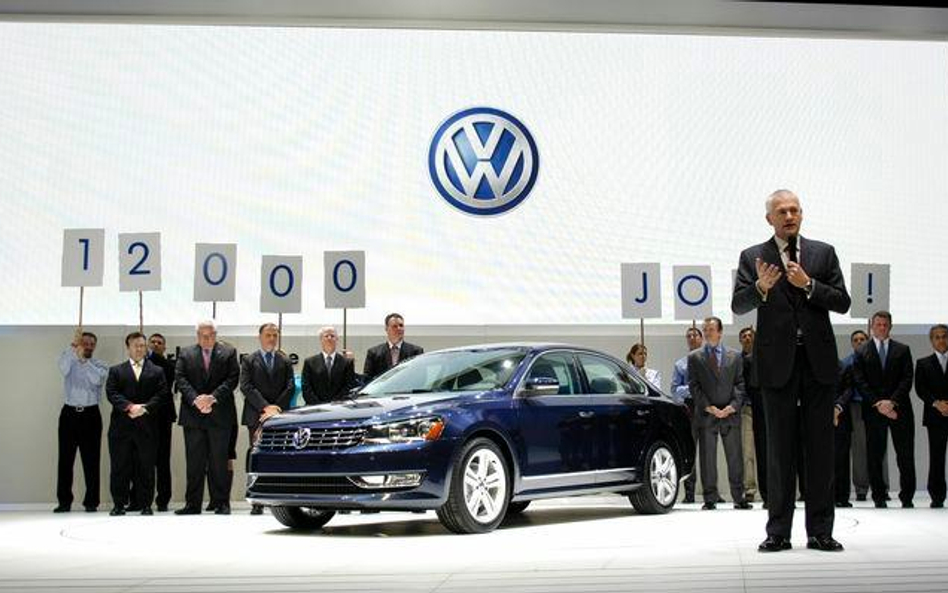 Prezes Volkswagena, Martin Winterkorn w Detroit