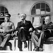 Wielka Trójka na konferencji w Teheranie (28 listopada – 1 grudnia 1943 r.). Od lewej: przywódca ZSR