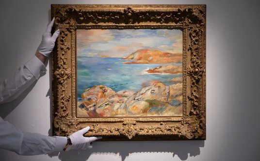 „Paysage de bord de mer”, pejzaż morski autorstwa Pierre-Augusta Renoira