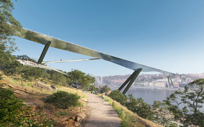 Nowy most ma mieć długość 570 metrów, znajdzie się między dwoma słynnymi mostami w Porto: Arrábida i