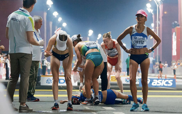 Maraton podczas mistrzostw świata w Dausze był dla kobiet walką o przetrwanie w ogromnym upale