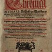 Historia Martisburgica darinnen Chronica Ditmari, starodruk z zasobów Opolskiej Biblioteki Cyfrowej