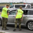 Kontrola na granicy polsko-litewskiej w Budzisk.