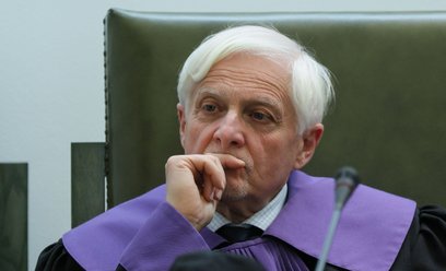 Sędzia Dariusz Zawistowski na sali Sadu Najwyższego w Warszawie