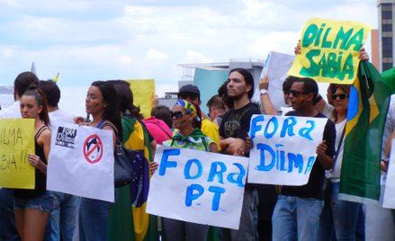 Antyprezydenckie manifestacje w Sao Paulo
