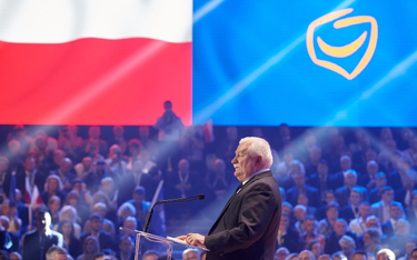 Lech Wałęsa na konwencji PO: Chcę wam pomóc