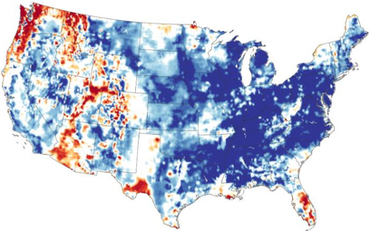 USA: 12 najbardziej mokrych miesięcy od 124 lat