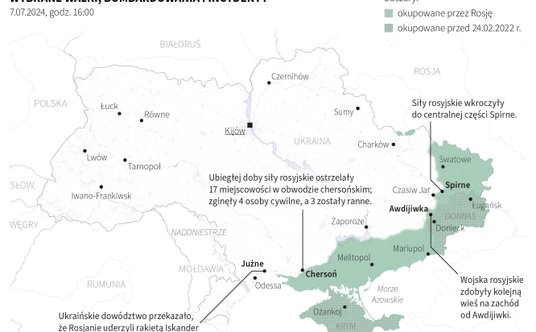 Tak wyglądała sytuacja na Ukrainie w 865. dniu wojny