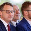 Od lewej: Marcin Romanowski oraz Michał Woś podczas XXXIII Pielgrzymki Rodziny Radia Maryja na Jasne
