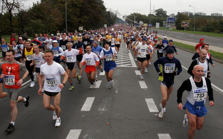 Maraton ulicami Poznania