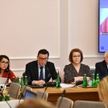 Przewodniczący sejmowej Komisji Sprawiedliwości i Praw Człowieka Marek Ast oraz zastępcy przewodnicz
