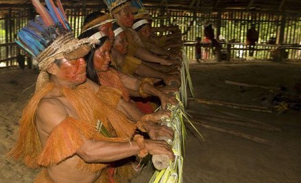 Indianie z plemienia Yagua