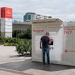 Automat paczkowy Pocztex Poczta Polska w Warszawie