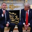 Karol Nawrocki w czasie spotkania z Donaldem Trumpem w Białym Domu