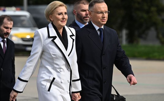 Prezydent Andrzej Duda udał się do USA w towarzystwie swej małżonki, Agaty Kornhauser-Dudy