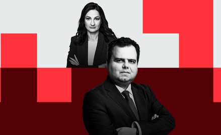Marzena Tabor-Olszewska, redaktor prowadząca „Rzeczpospolitej” oraz Michał Kolanko, dziennikarz i an