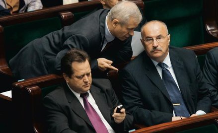 Posłowie Marek Jurek i Marian Piłka w 2007 r. po odejściu z PiS-u, czyli już jako Prawica Rzeczyposp