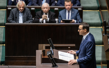 Premier Mateusz Morawiecki przedstawił posłom program działania Rady Ministrów z wnioskiem o udziele