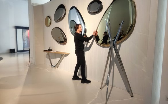 Dekoracyjne lustra Oskara Zięty