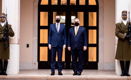 Premierzy Polski i Węgier Mateusz Morawiecki i Viktor Orbán w czwartek w Budapeszcie