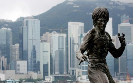 Pomnik Bruce Lee w Hongkongu