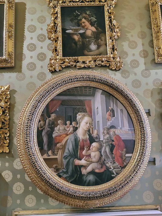 Jeden z tysięcy obrazów, jakie dziś można podziwiać w Palazzo Pitti, dawnej rezydencji rodu Medyceus