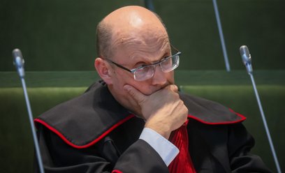 Prokurator Prokuratury Krajowej Jacek Bilewicz podczas rozprawy w Sądzie Najwyższym