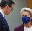 Premier Mateusz Morawiecki i szefowa Komisji Europejskiej Ursula von der Leyen